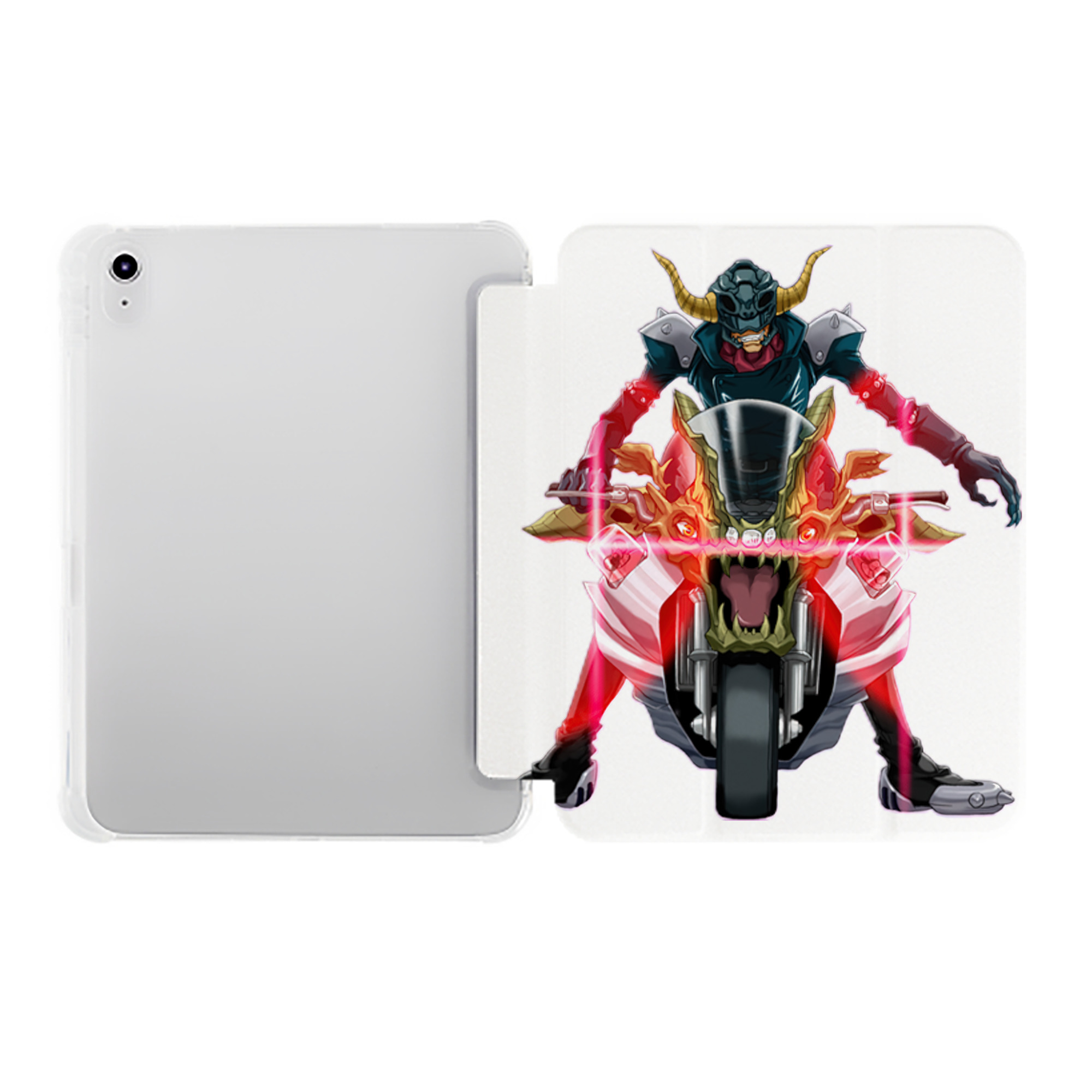 （画像用） 遊☆戯☆王 Yu-Gi-Oh! IPad ケース ペン収納付き 三つ折りスタンド PUレザー×シリコン 対応機種9.5/10.5/10.9インチ